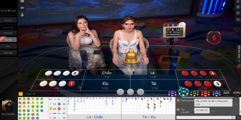 xóc đĩa livestream